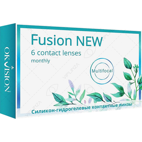    OKVision Fusion New Multifocal, 6 ., R 8,6, D -3, ADD: , ADD: +1.00 D   -     , -,   