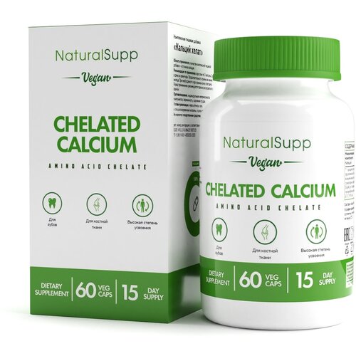 ������ ������ ������� NaturalSupp Calcium Chelate, 60 ��. ����