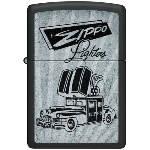     ZIPPO Classic 48572 Car Design   Black Matte -  ZIPPO   -     , -,   