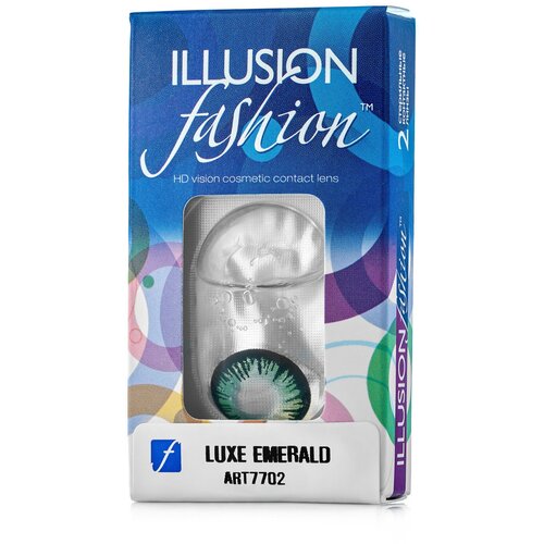    ILLUSION Fashion Luxe, 2 ., R 8,6, D -4, Emerald   -     , -,   