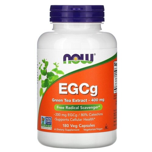 ������ ������ ������� NOW EGCg Green Tea Extract, 190 �, 400 ��, 180 ��. ����