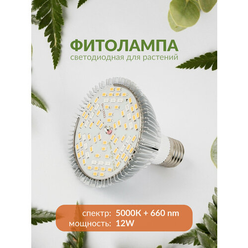 ������ ������ ��������� ������������ �27 12W 5000K+660Nm ������� ������� ��� �������� �������� � ������� ������� ����