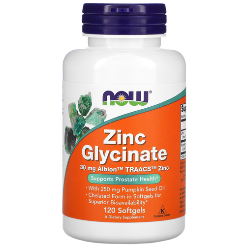 ������ ������ ������� NOW Zinc Glycinate, 100 �, 150 ��, 120 ��. ����