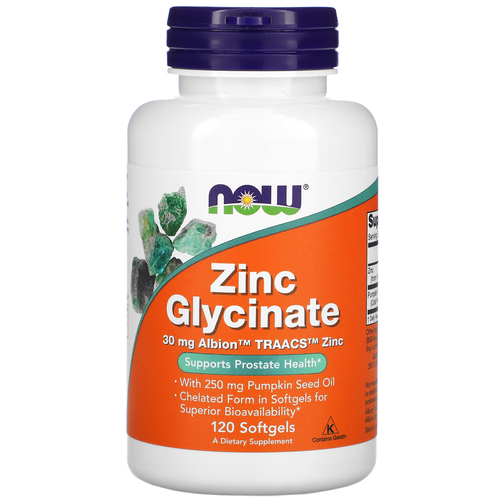   NOW Zinc Glycinate, 100 , 150 , 120 .   -     , -,   