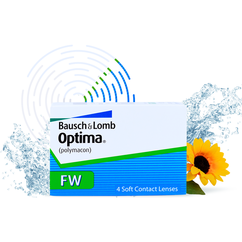 ������ ������ ���������� ����� Bausch & Lomb Optima FW, 4 ��., R 8,4, D -5,25 ����