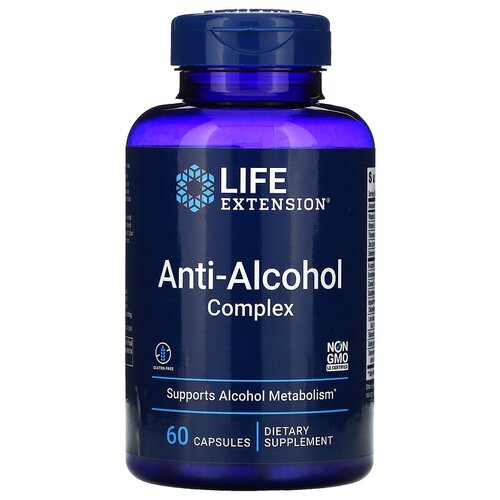   Life Extension Anti-Alcohol Complex, 100 , 60 .   -     , -,   