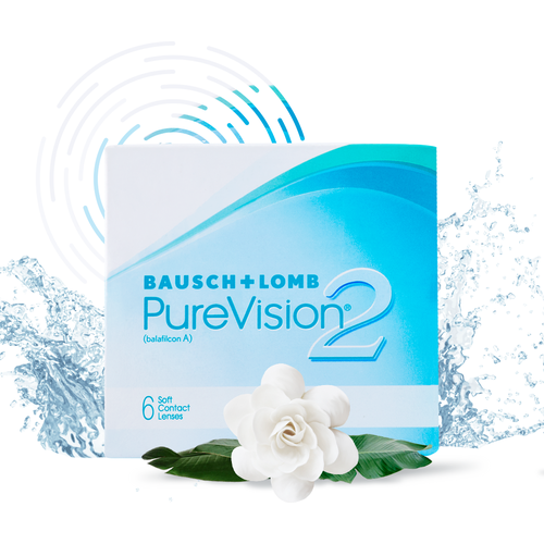 ������ ������ ���������� ����� Bausch & Lomb PureVision 2 HD., 6 ��., R 8,6, D +2 ����