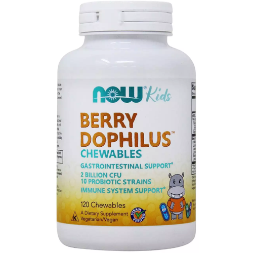 ������ ������ NOW Berry Dophilus Kids 120 chewables / ��� ������� ������� ������� 120 ��� ��� ����