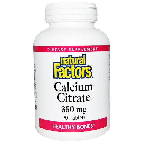 ������ ������ �������� Natural Factors Calcium Citrate, 194 �, 350 ��, 90 ��. ����