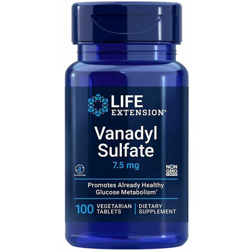  Life Extension Vanadyl Sulfate 7.5 mg (  7,5 ) 100   (Life Extension)   -     , -,   