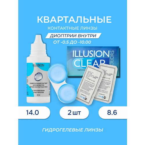 ������ ������ ������� ����� ILLUSION (Clear/���� ����������� 2 ��, ������� 60 ��.) -5.00 ����