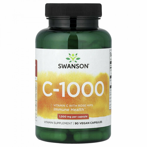������ ������ Swanson Vitamin C Rose Hips 1000mg 90 caps/ ������� � � ���������� ����