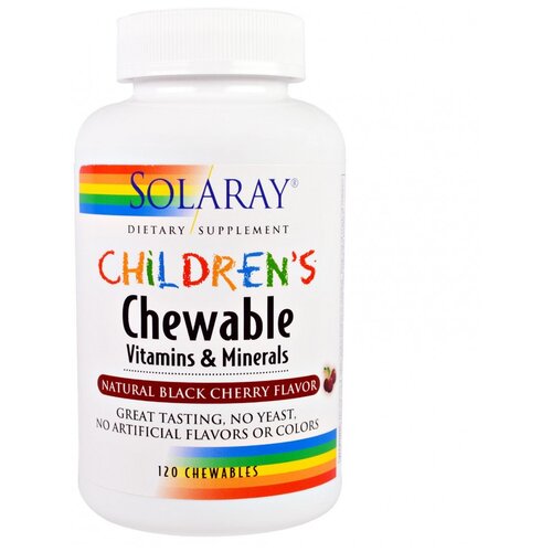 ������ ������ �������� Solaray Children's Vitamin & Minerals, 100 �, 120 ��. ����