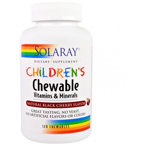   Solaray Children's Vitamin & Minerals, 100 , 120 .   -     , -,   