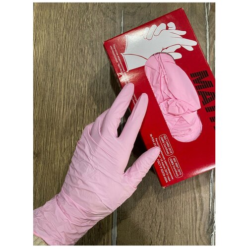    MATRIX Pink Nitrile, : , : XS, 100 . (50 ), 7   -    -     , -,   