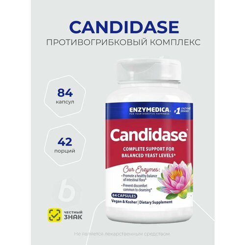 ������ ������ Enzymedica Candidase 84 �������, ���������������� ��������, ��������� ����
