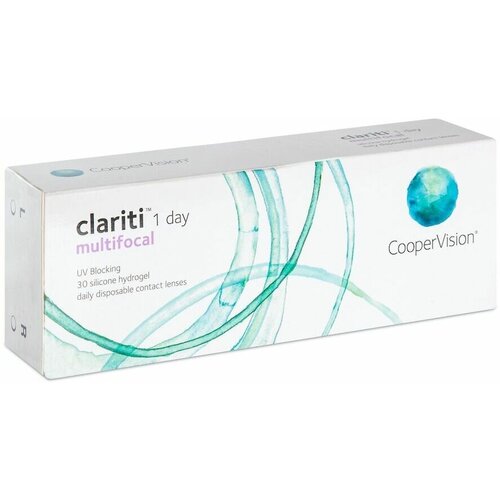 ������ ������ ����������� ���������� ����� CooperVision Clariti 1 day Multifocal, 30 ��., R 8,6, D -1, ADD: �������, 1 ��. ����