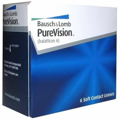 ������ ������ ���������� ����� Bausch & Lomb PureVision, 6 ��., R 8,6, D -1,5 ����