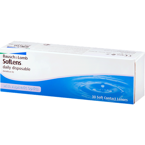������ ������ ���������� ����� Bausch & Lomb Soflens Daily Disposable, 30 ��., R 8,6, D -4,5 ����