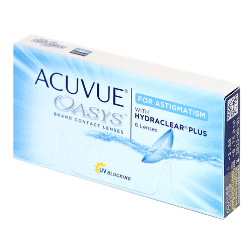 ������ ������ ���������� ����� ACUVUE OASYS For Astigmatism with Hydraclear Plus., R 8,6, D +4,75,�CYL:�-1,25,�A�:�10 ����