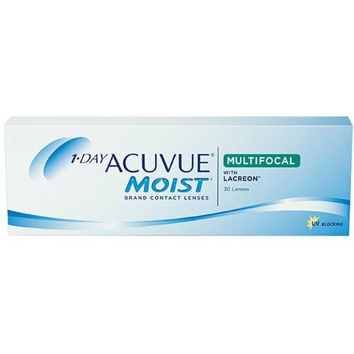 ������ ������ ����������� ���������� ����� ACUVUE 1-DAY MOIST MULTIFOCAL, 30 ��., R 8,4, D +4,75, ADD: ������, 1 ��. ����