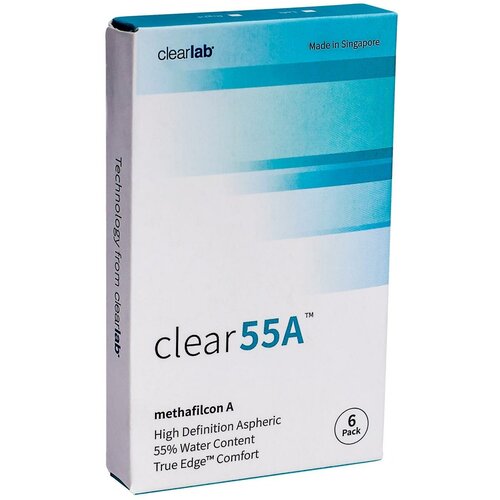    Clearlab Clear 55A, 6 ., R 8,7, D -12, , 1 .   -     , -,   