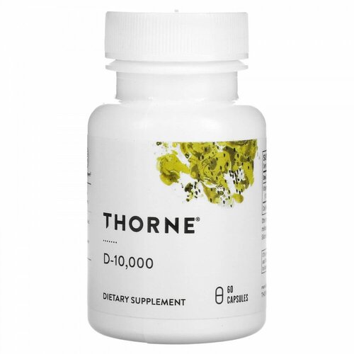    3, D-10000, Vitamin D, Thorne Research (60 )   -     , -,   