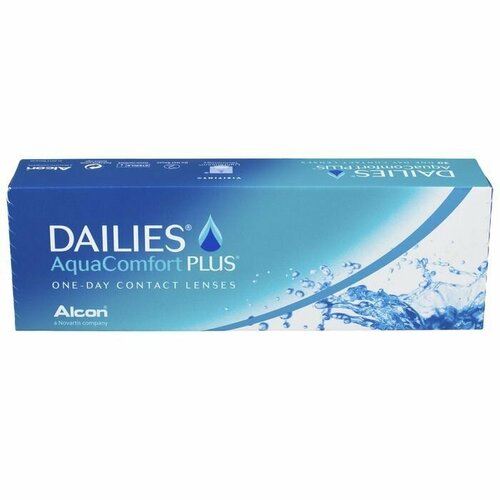 ������ ������ ���������� ����� �� ����� Alcon Dailies AquaComfort PLUS, 30 ��., R 8,7, D -4,25, 1 ��. ����