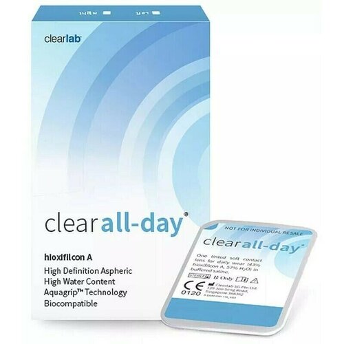    Clearlab Clear All-day, 6 ., R 8,6, D +3,75, 1 .   -     , -,   