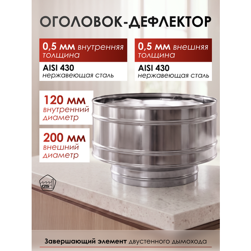 ������ ������ ��������-��������� 120�200, AISI 430/430, 0,5��/0,5��, (�), ���-2 ����