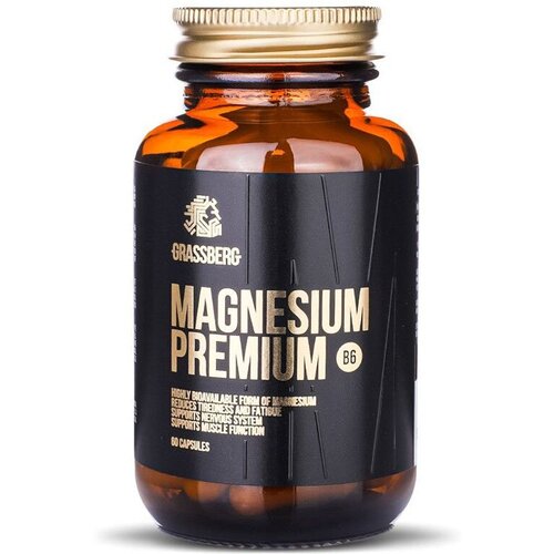������ ������ Grassberg Magnesium Premium B6 ����., 60 ��. ����