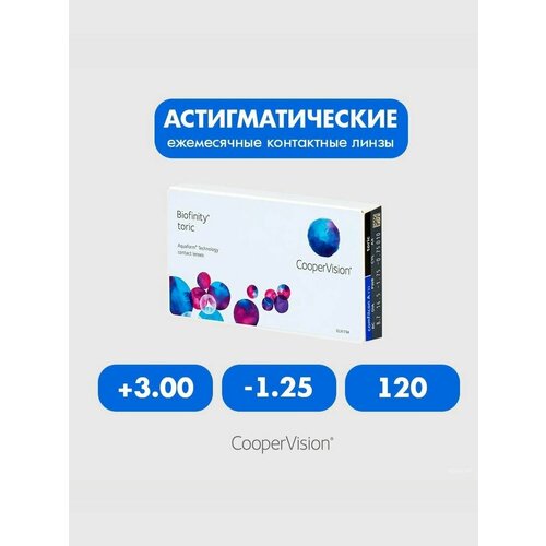 ������ ������ Biofinity Toric (3 �����) +3.00 -1.25 120 ����� ���������� ������ �������� ������ ����