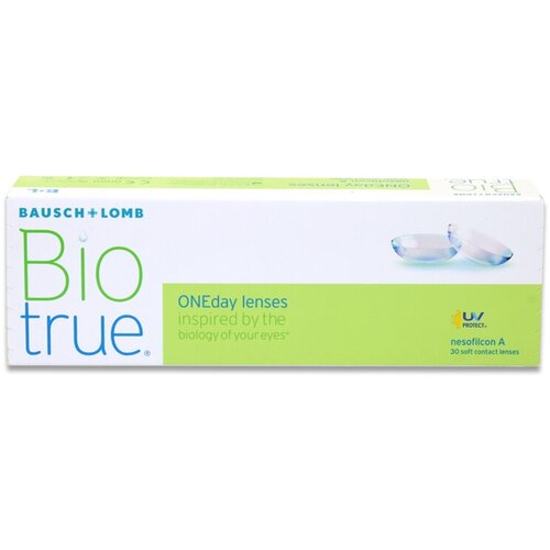 ������ ������ ���������� ����� Bausch & Lomb Biotrue ONEday, 30 ��., R 8,6, D -7, 1 ��. ����