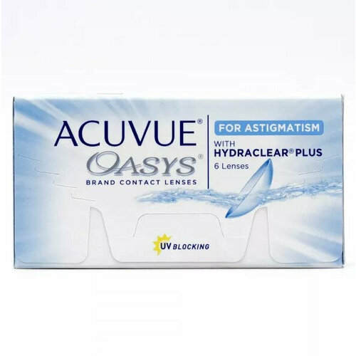 ������ ������ ���������� ����� ACUVUE OASYS For Astigmatism with Hydraclear Plus., R 8,6, D +4,75,�CYL:�-1,75,�A�:�150 ����