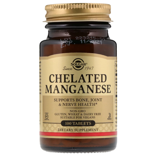 ������ ������ Solgar Chelated Manganese ���., 500 �, 100 ��. ����