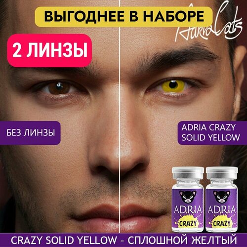    ADRIA Crazy, 2 ., R 8,6, D 0, solid yellow, 2 .   -     , -,   