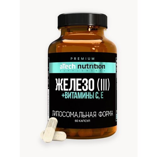 ������ ������ ������� � ���� ������������� ������ aTech Nutrition Premium LIPOSOMAL IRON 60 ������ ����