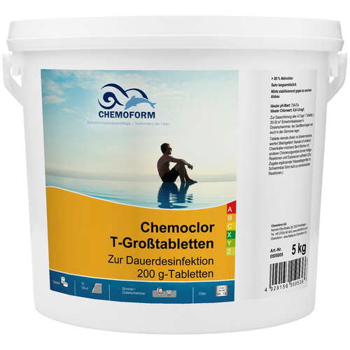 ������ ������ �������� ��� �������� Chemoform Chemoclor T-Gro?tabletten (�� 200 ��), 5 �1 ����