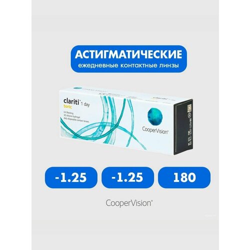������ ������ Clariti 1 day toric (30 ����) -1.25 -1.25 180 ����� ���������� ������ ������������� ����������� ����