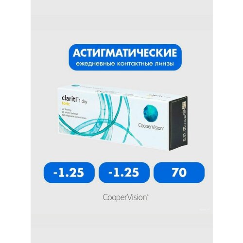 ������ ������ Clariti 1 day toric (30 ����) -1.25 -1.25 70 ����� ���������� ������ ������������� ����������� ����