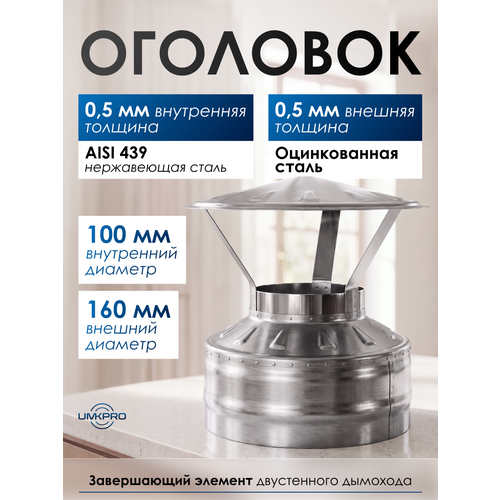 ������ ������ �������� ������� 100�160, ����� AISI 439/��, 0,5��/0,5��, (�) ����