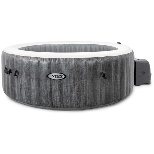 ������ ������ SPA Intex PureSpa Bubble Therapy GreyWood Deluxe (28440), 196�71 ��, 196�71 �� ����
