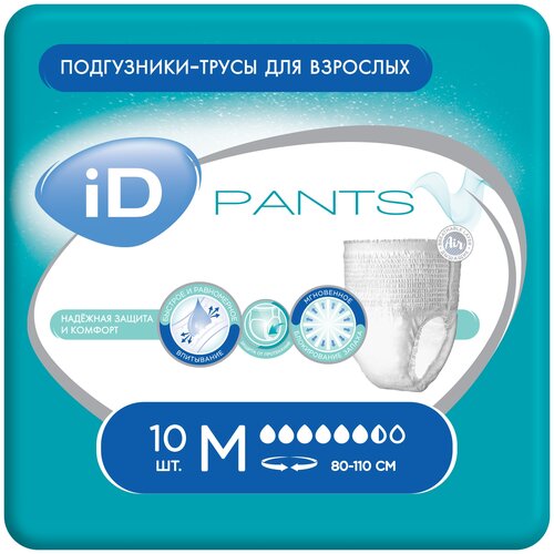    iD Pants, M, 80  110 , 6.5 , 80-110 , 1 .  10 .   -     , -,   