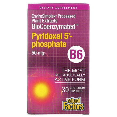 ������ ������ ������� Natural Factors BioCoenzymated B6 Pyridoxal 5'-Phosphate, 90 �, 50 ��, 30 ��. ����