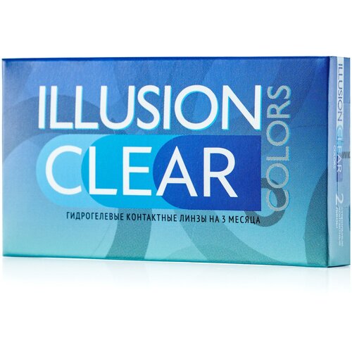 ������ ������ ���������� ����� ILLUSION Colors Clear, 2 ��., R 8,6, D -10 ����