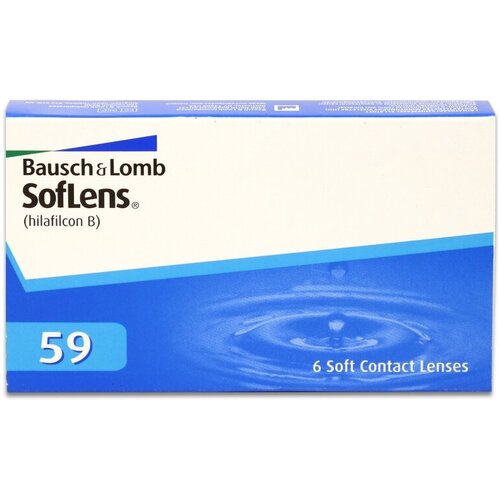    Bausch & Lomb SofLens 59, 6 ., R 8,6, D +6   -     , -,   