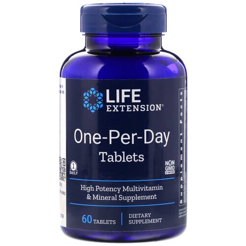 ������ ������ ������� Life Extension One-Per-Day Multivitamin, 200 �, 60 ��., 2 ��. ����
