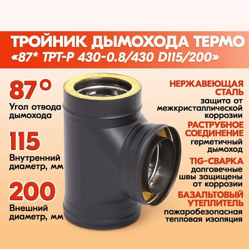 ������ ������ ������� �������� ����� 87* ���-� 430-0.8/430 D115/200 ������ (RAL 9005) ����