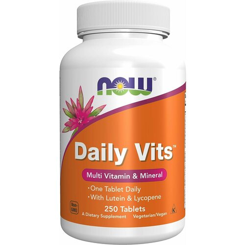 ������ ������ NOW Daily Vits Multi Vitamin & Mineral 250 tablets (���������-����������� ��������) ����