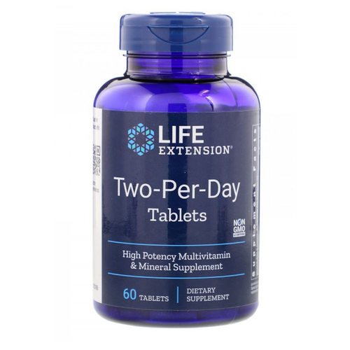  Two Per Day Multivitamin     Life Extension 60    -     , -,   